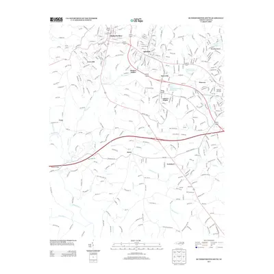2013 Map of Rutherfordton South, 2013 Print
