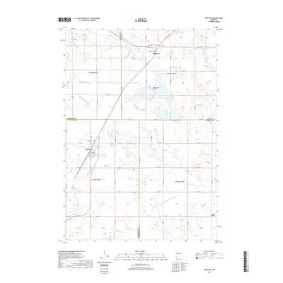 2019 Map of Ruthton, 2019 Print