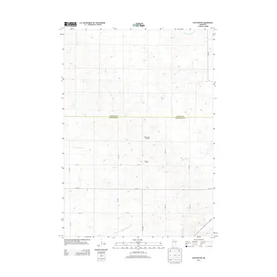 2013 Map of Ruthton NW, 2013 Print