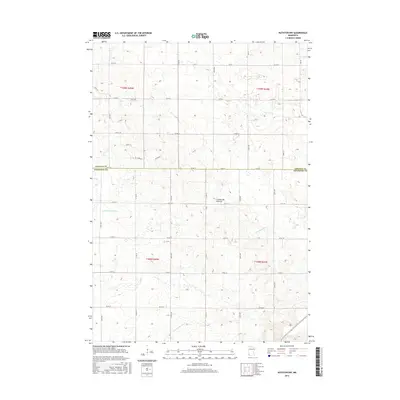 2016 Map of Ruthton NW, 2016 Print