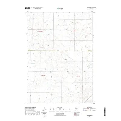 2019 Map of Ruthton NW, 2019 Print
