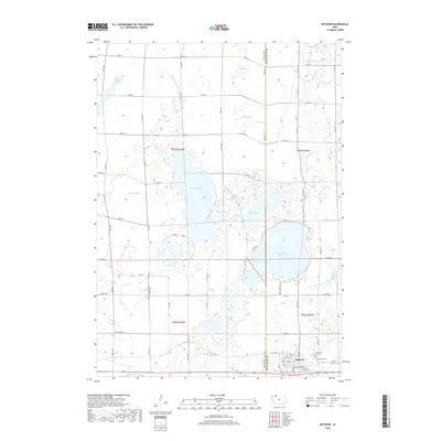 2018 Map of Ruthven, 2018 Print
