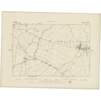 1883 Map of Rutland IV.NE, 1884 Print
