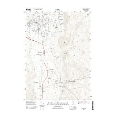 2015 Map of Rutland, 2015 Print