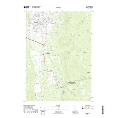 2018 Map of Rutland, 2018 Print