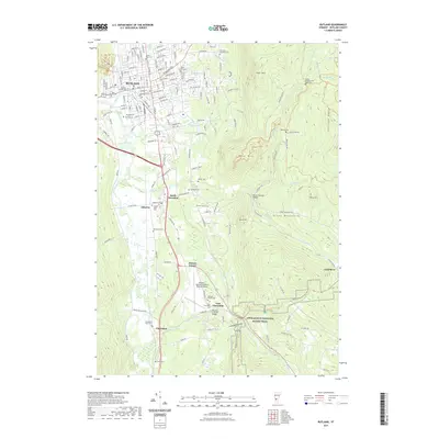 2021 Map of Rutland, 2021 Print