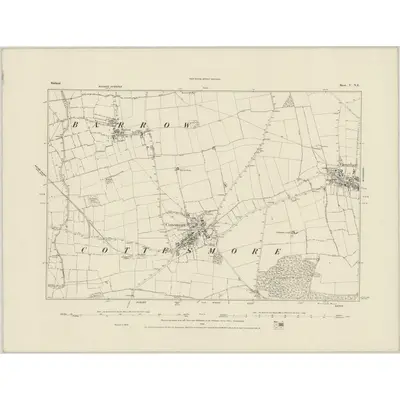 1884 Map of Rutland V.NE