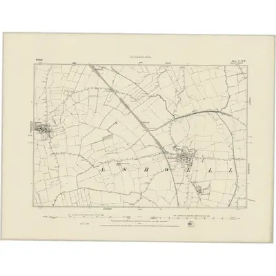1884 Map of Rutland V.NW