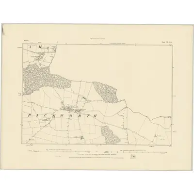 1884 Map of Rutland VI.NE