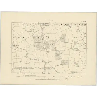 1884 Map of Rutland VI.NW