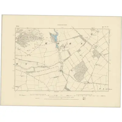 1884 Map of Rutland VI.SW