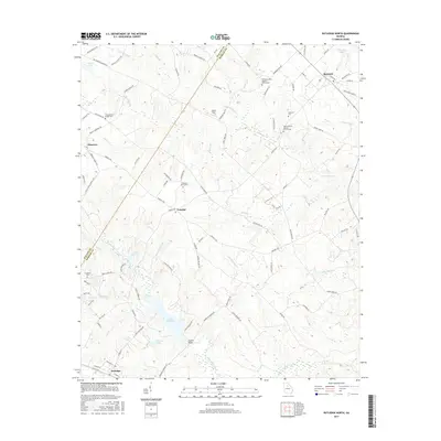 2017 Map of Rutledge North, 2017 Print