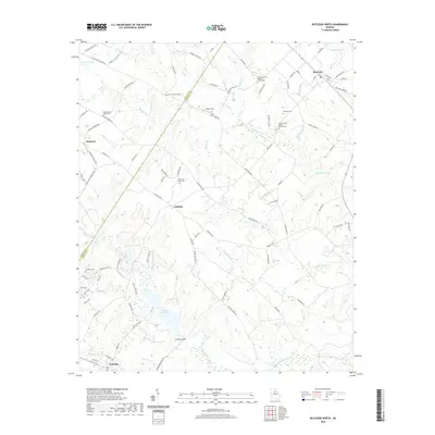 2020 Map of Rutledge North, 2020 Print