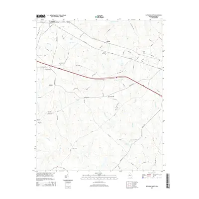 2014 Map of Rutledge South, 2014 Print