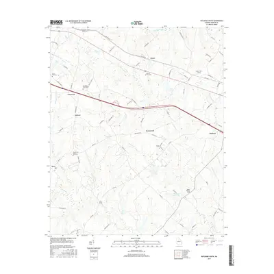 2017 Map of Rutledge South, 2017 Print