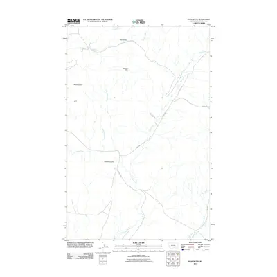 2011 Map of Ryan Butte, 2011 Print