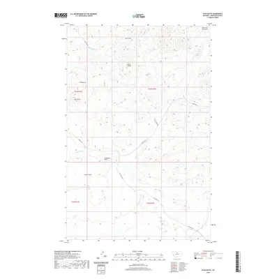 2020 Map of Ryan Butte, 2020 Print