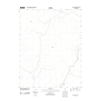 2011 Map of Ryan Canyon, 2011 Print
