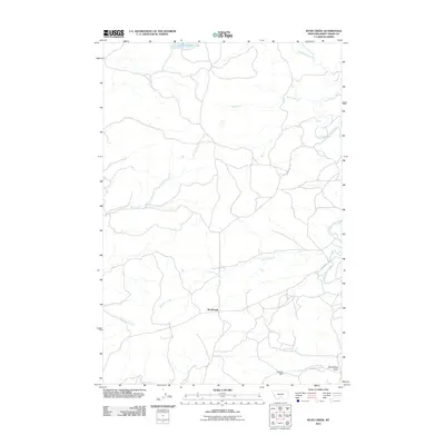 2011 Map of Ryan Creek, 2011 Print