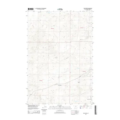 2014 Map of Ryan Creek, 2014 Print