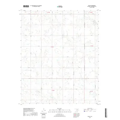 2018 Map of Ryan NE, 2018 Print