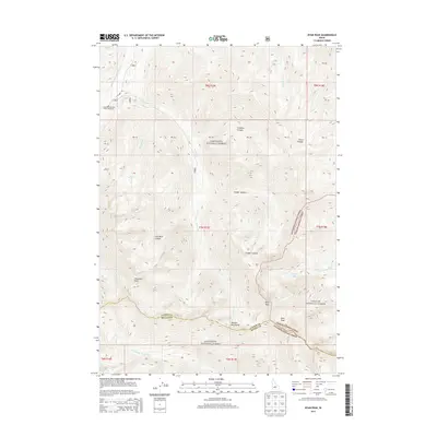2013 Map of Ryan Peak, 2013 Print