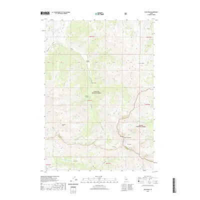 2020 Map of Ryan Peak, 2020 Print
