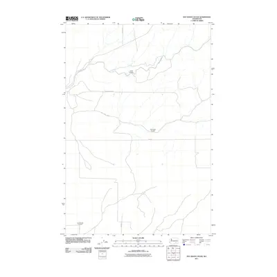 2011 Map of Rye Grass Coulee, 2011 Print