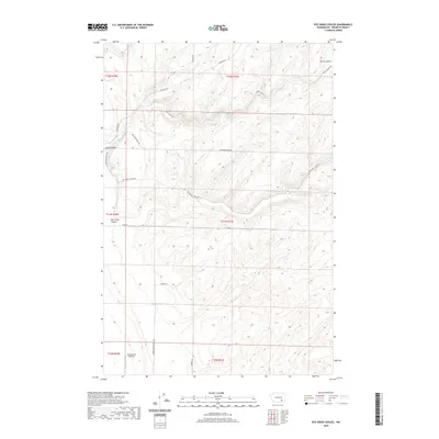 2020 Map of Rye Grass Coulee, 2020 Print