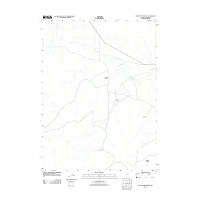 2011 Map of Rye Patch Canyon, 2011 Print