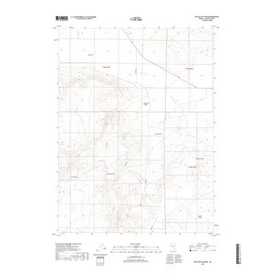 2018 Map of Rye Patch Canyon, 2018 Print