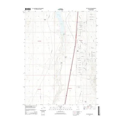 2014 Map of Rye Patch Dam, 2014 Print