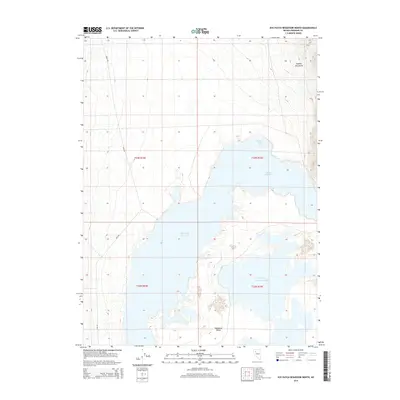 2014 Map of Rye Patch Reservoir North, 2014 Print