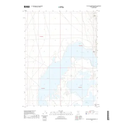 2018 Map of Rye Patch Reservoir North, 2018 Print