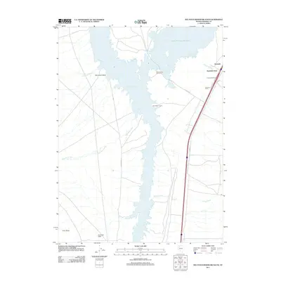 2011 Map of Rye Patch Reservoir South, 2011 Print