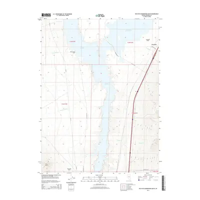 2014 Map of Rye Patch Reservoir South, 2014 Print