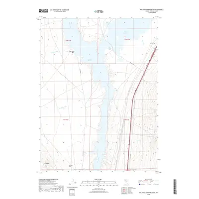 2018 Map of Rye Patch Reservoir South, 2018 Print