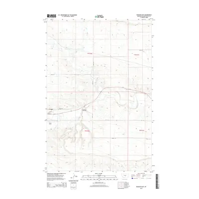2014 Map of Ryegate East, 2014 Print