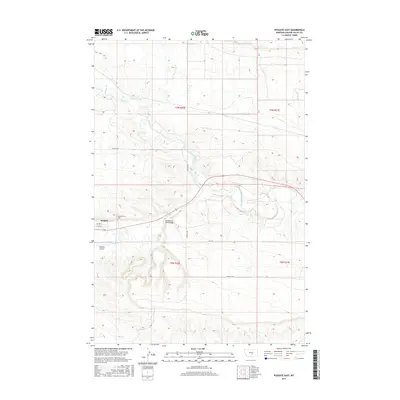 2017 Map of Ryegate East, 2017 Print
