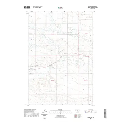 2020 Map of Ryegate East, 2020 Print