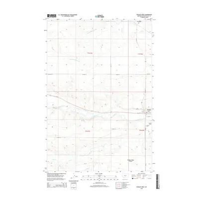 2014 Map of Ryegate West, 2014 Print