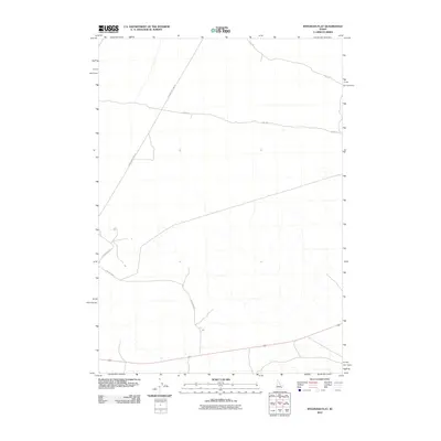 2010 Map of Ryegrass Flat, 2010 Print