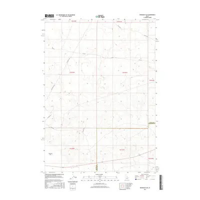 2017 Map of Ryegrass Flat, 2017 Print