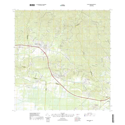 2018 Map of Sabana Grande, 2018 Print