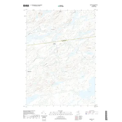 2019 Map of Sabattis, 2019 Print