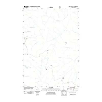 2011 Map of Sabe Mountain, 2011 Print