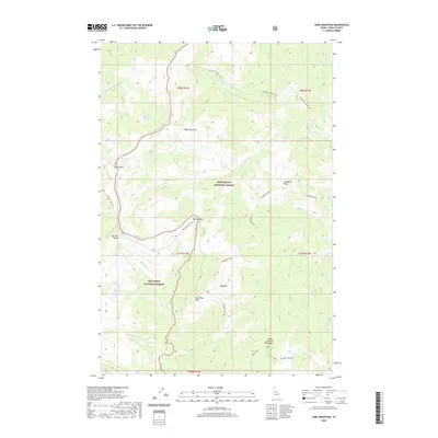 2020 Map of Sabe Mountain, 2020 Print