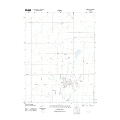2012 Map of Sabetha, 2012 Print