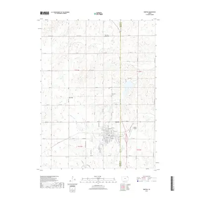 2018 Map of Sabetha, 2018 Print