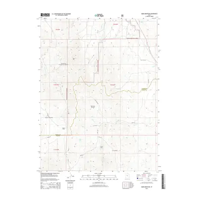 2014 Map of Sabie Mountain, 2014 Print